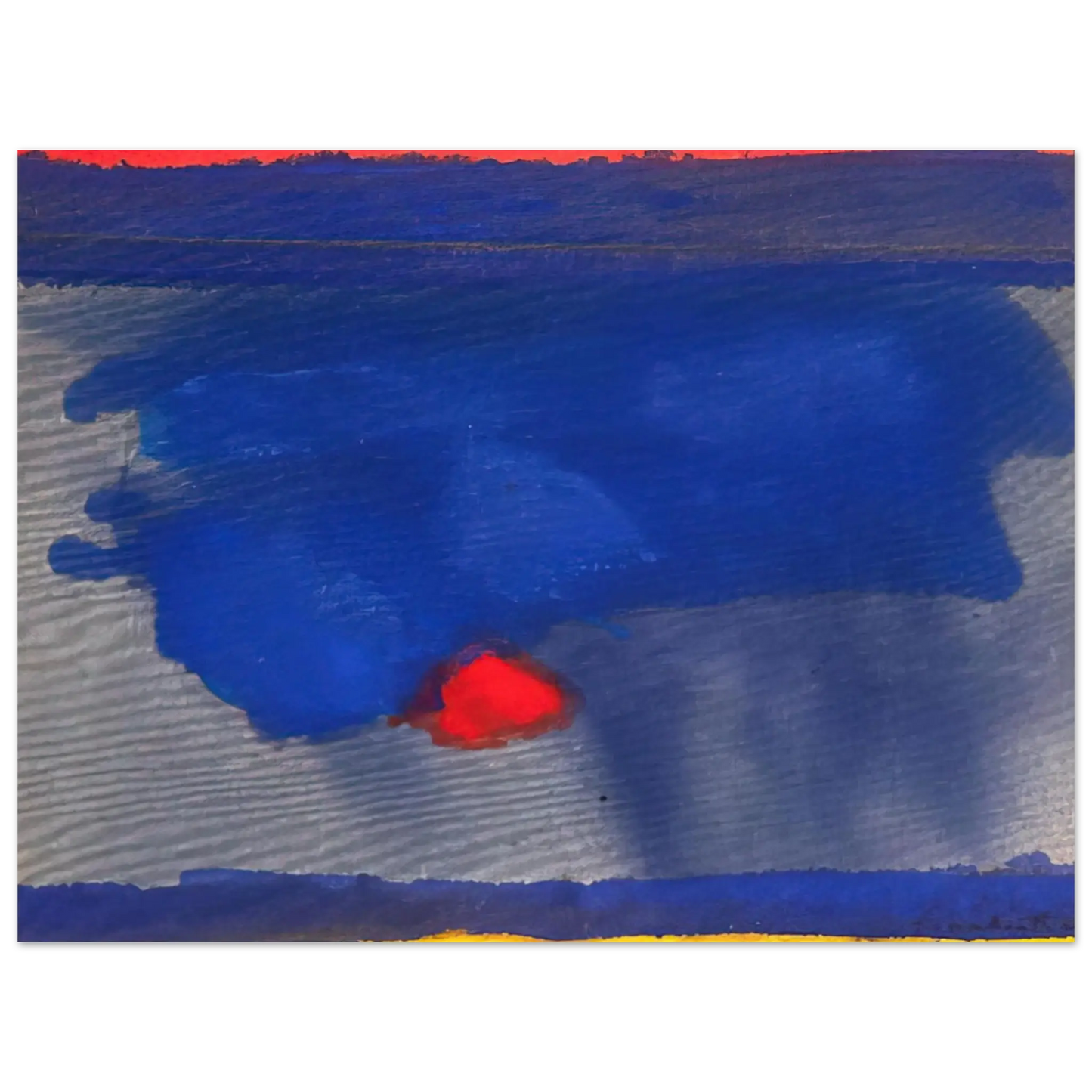 Helen Frankenthaler - Provincetown - 1964 Wall art - 28x43  cm / XL (11x17 Inches) - Fine Art Poster - -