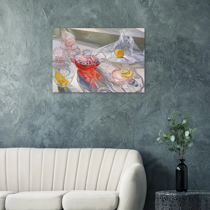 HERB TEA 1995 - Janet Fish Brushed Aluminum Print - 70x100 cm / 28x40 inches | Janet Fish Aluminum Print | Janet Fish Prints