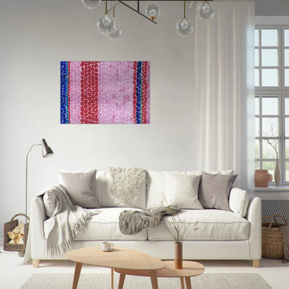 A GLIMPSE OF MARS 1969 - Alma Woodsey Thomas Brushed Aluminum Print - 70x100 cm / 28x40 inches | Alma Woodsey Thomas Aluminum Print | Alma Woodsey Thomas Prints