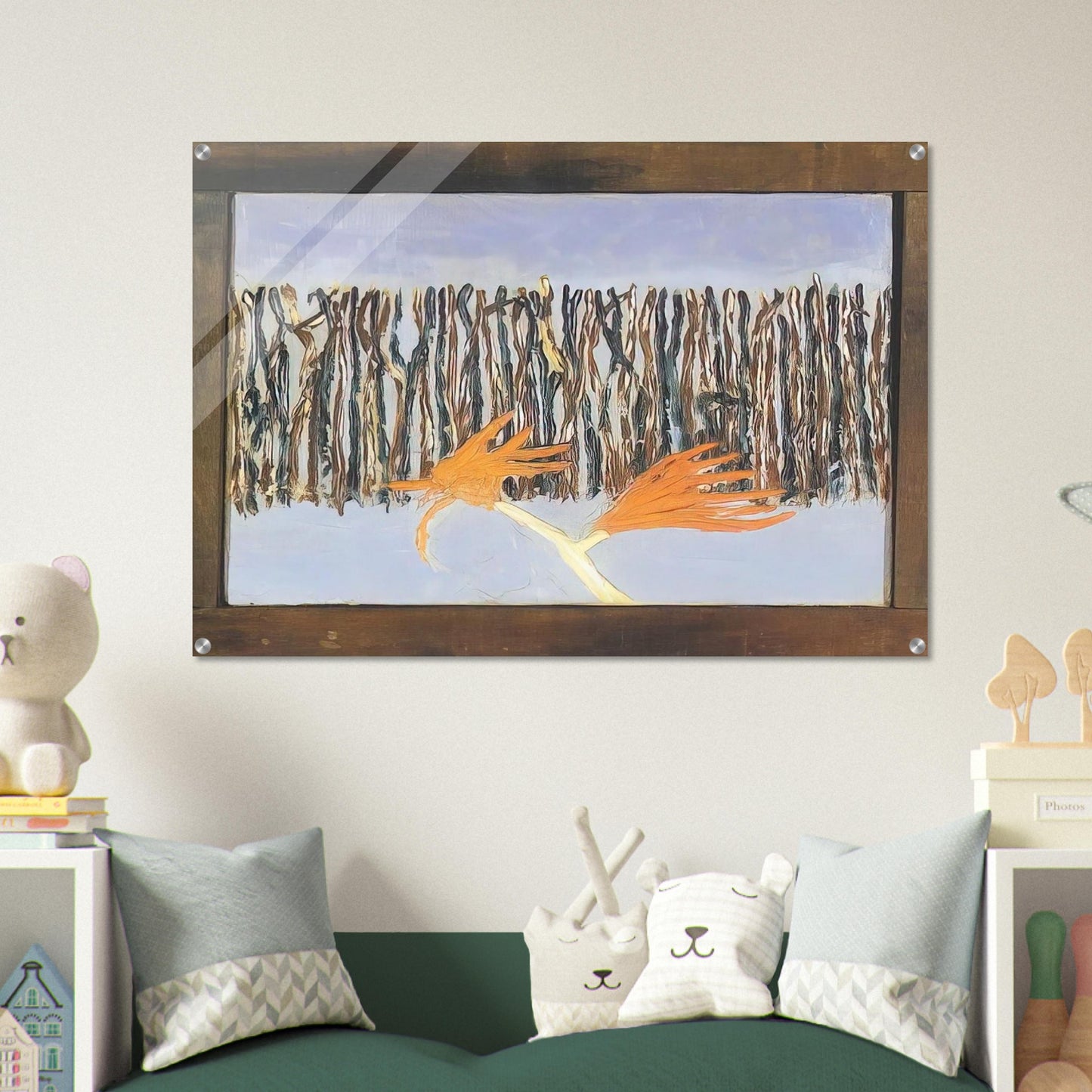 Burning Bush - 1953 - Forrest Bess Acrylic Print - 70x100 cm / 28x40″ inches