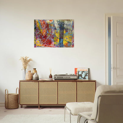 Pretty Boxes - Sam Gilliam Brushed Aluminum Print - 70x100 cm / 28x40 inches | Sam Gilliam Aluminum Print | Sam Gilliam Prints