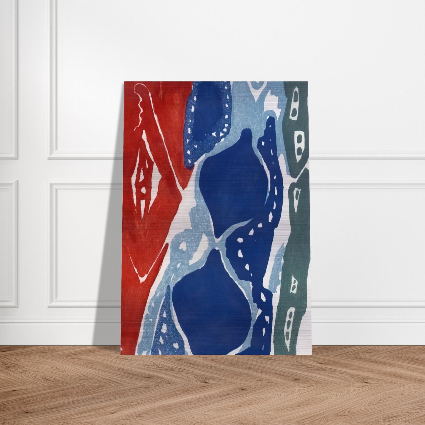 Farbaquatinta 1965-7 - 1965 - Ernst Wilhelm Nay Brushed Aluminum Print - 70x100 cm / 28x40 inches | Ernst Wilhelm Nay Aluminum Print | Ernst Wilhelm Nay Prints