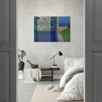 Recollections of a Visit to Leningrad - Richard Diebenkorn Brushed Aluminum Print - 70x100 cm / 28x40 inches | Richard Diebenkorn Aluminum Print | Richard Diebenkorn Prints