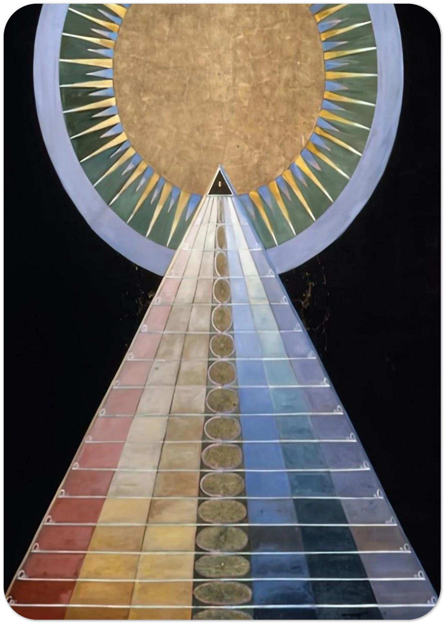 ALTAR PAINTING 1915 By Hilma af Klint Pack of 10 Post Cards | Hilma af Klint Post Cards | A6 (10.5 x 14.8 cm) - 4.1 x 5.8 inches