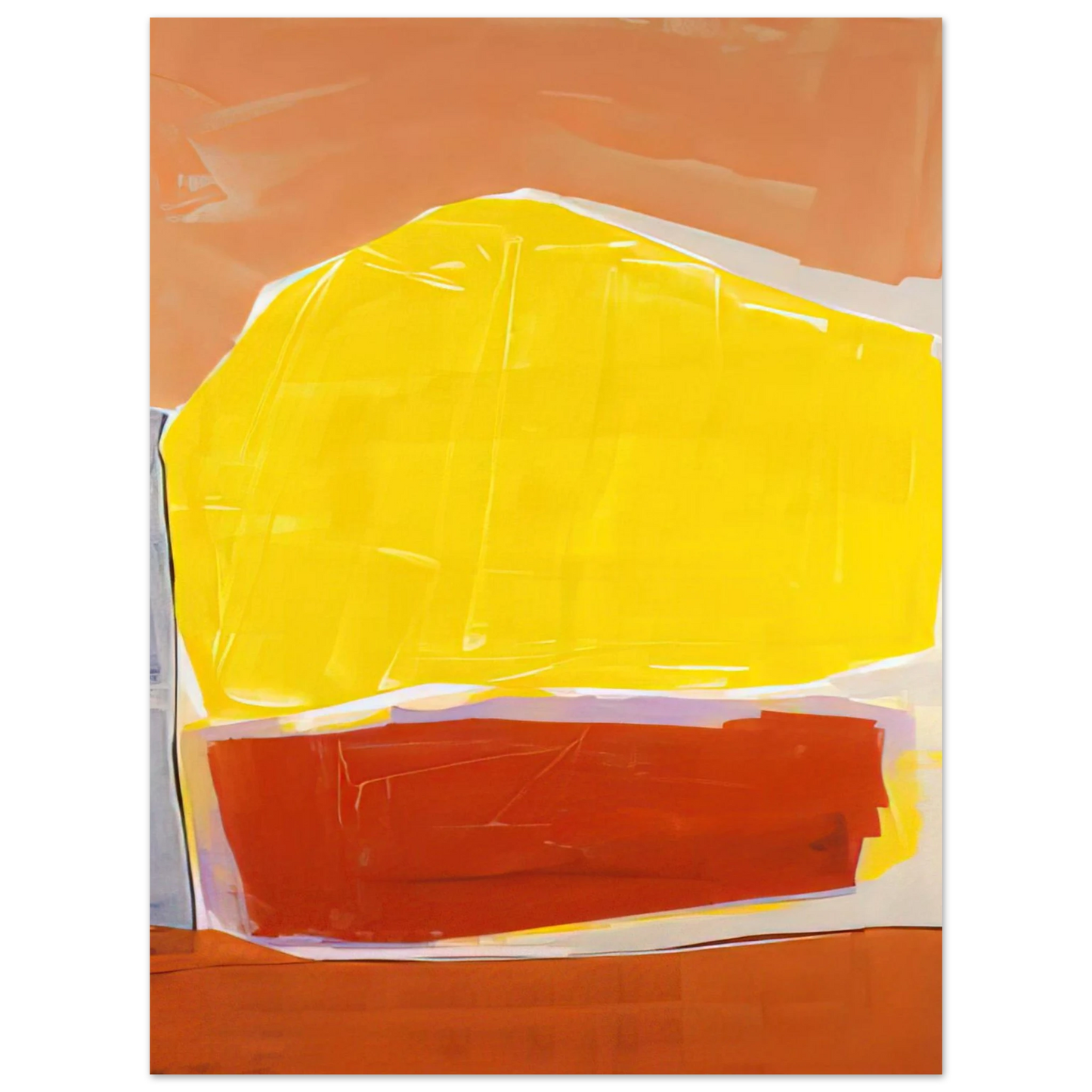 Ronnie Landfield - Loves Power - 1982  75x100 cm / 30x40inches Fine Art Poster