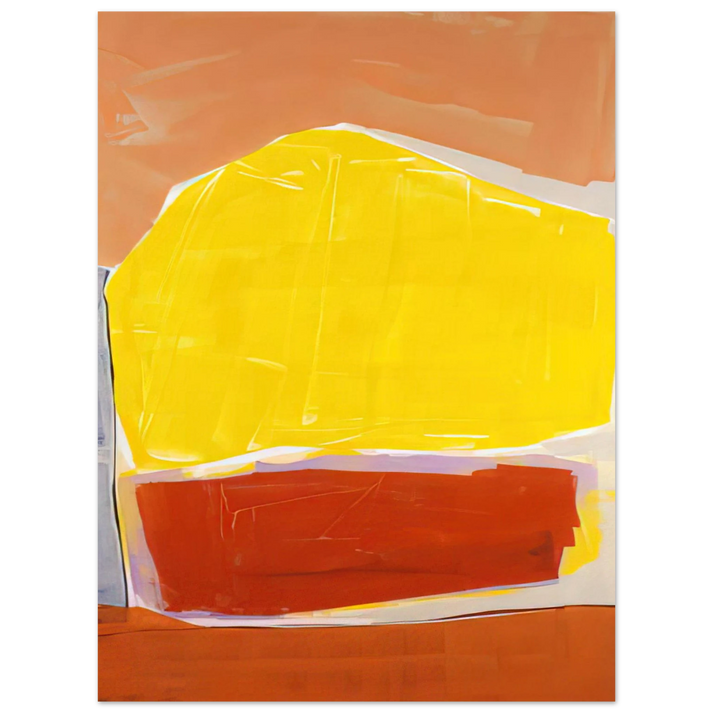 Ronnie Landfield - Loves Power - 1982  75x100 cm / 30x40inches Fine Art Poster