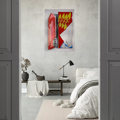 Disks - James Rosenquist Brushed Aluminum Print - 70x100 cm / 28x40 inches | James Rosenquist Aluminum Print | James Rosenquist Prints