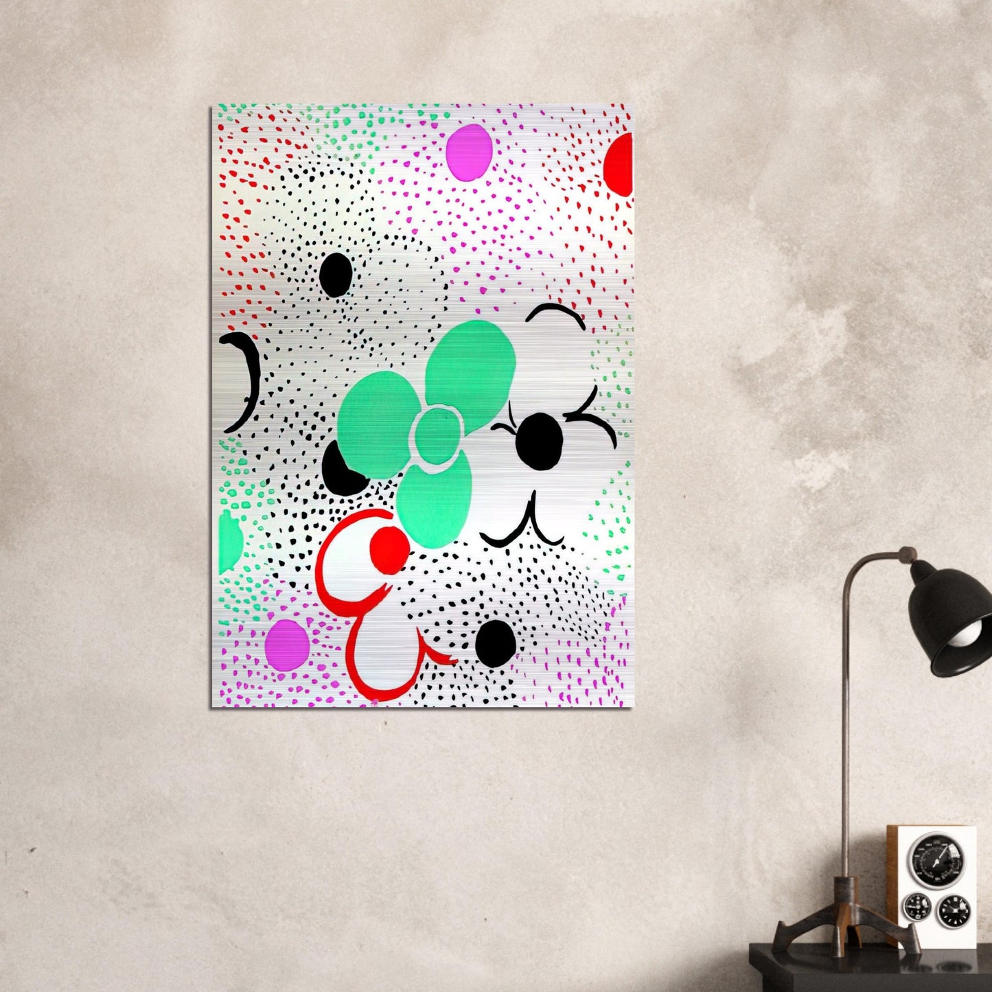 COMPOSITION 12 - Sonia Delaunay Brushed Aluminum Print - 70x100 cm / 28x40 inches | Sonia Delaunay Aluminum Print | Sonia Delaunay Prints