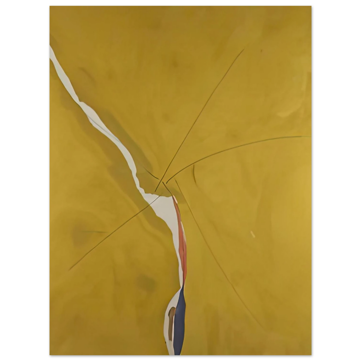Helen Frankenthaler - Sesame, 1970- Wall Art - 21x29.7 cm / 8x12" - Premium Wooden Framed Poster With Fine Art Paper-canvas - Black frame