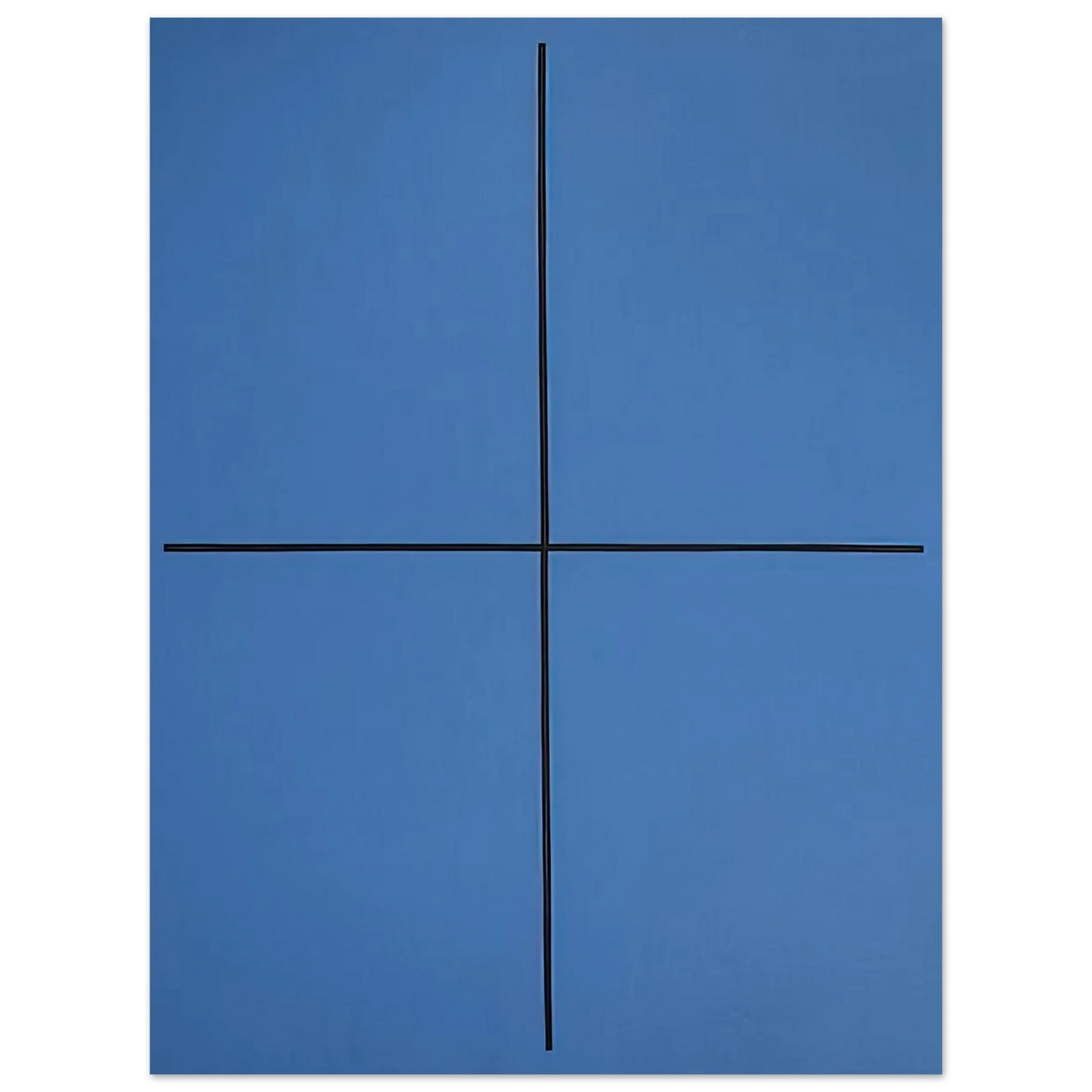 Leon Polk Smith - Event in Blue - 1994  75x100 cm / 30x40inches Fine Art Poster
