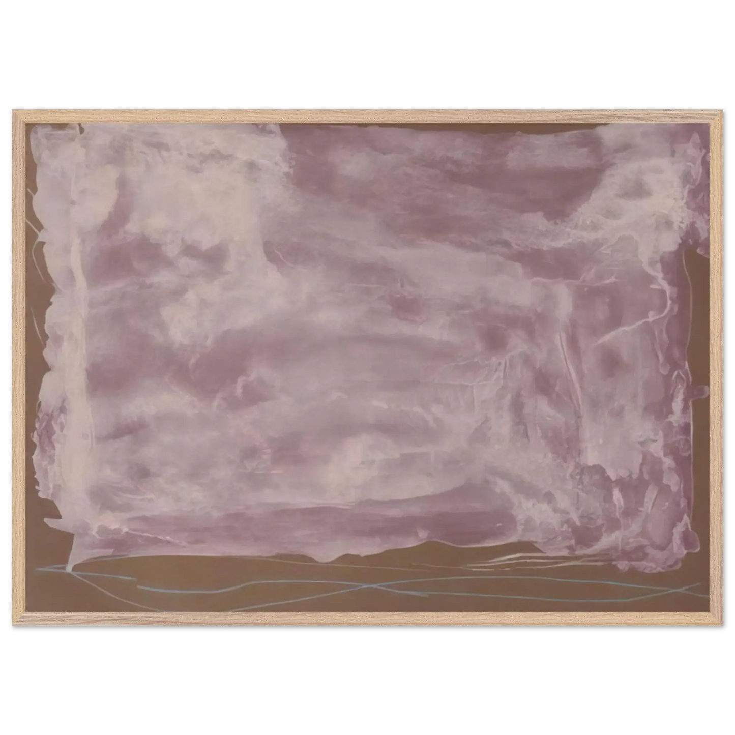 Helen Frankenthaler - Soho Dreams - 1987 Wall art - A2 (42 x 59.4  cm) - Premium Wooden Framed Poster With Fine Art Paper - Black frame