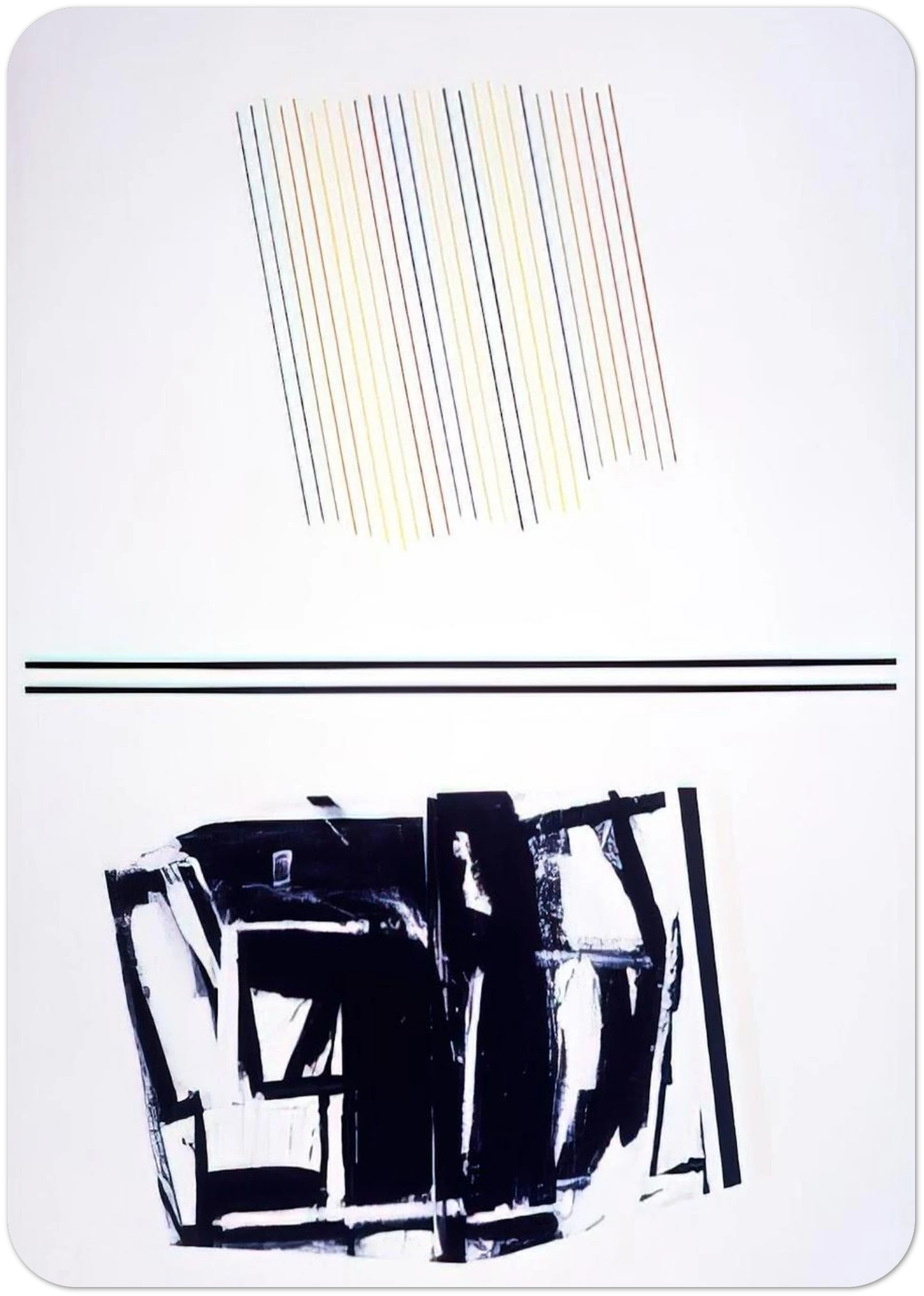 Mother Of All Paintings - 1990 By Ronnie Landfield Pack of 10 Post Cards | Ronnie Landfield Post Cards | A6 (10.5 x 14.8 cm) - 4.1 x 5.8 inches