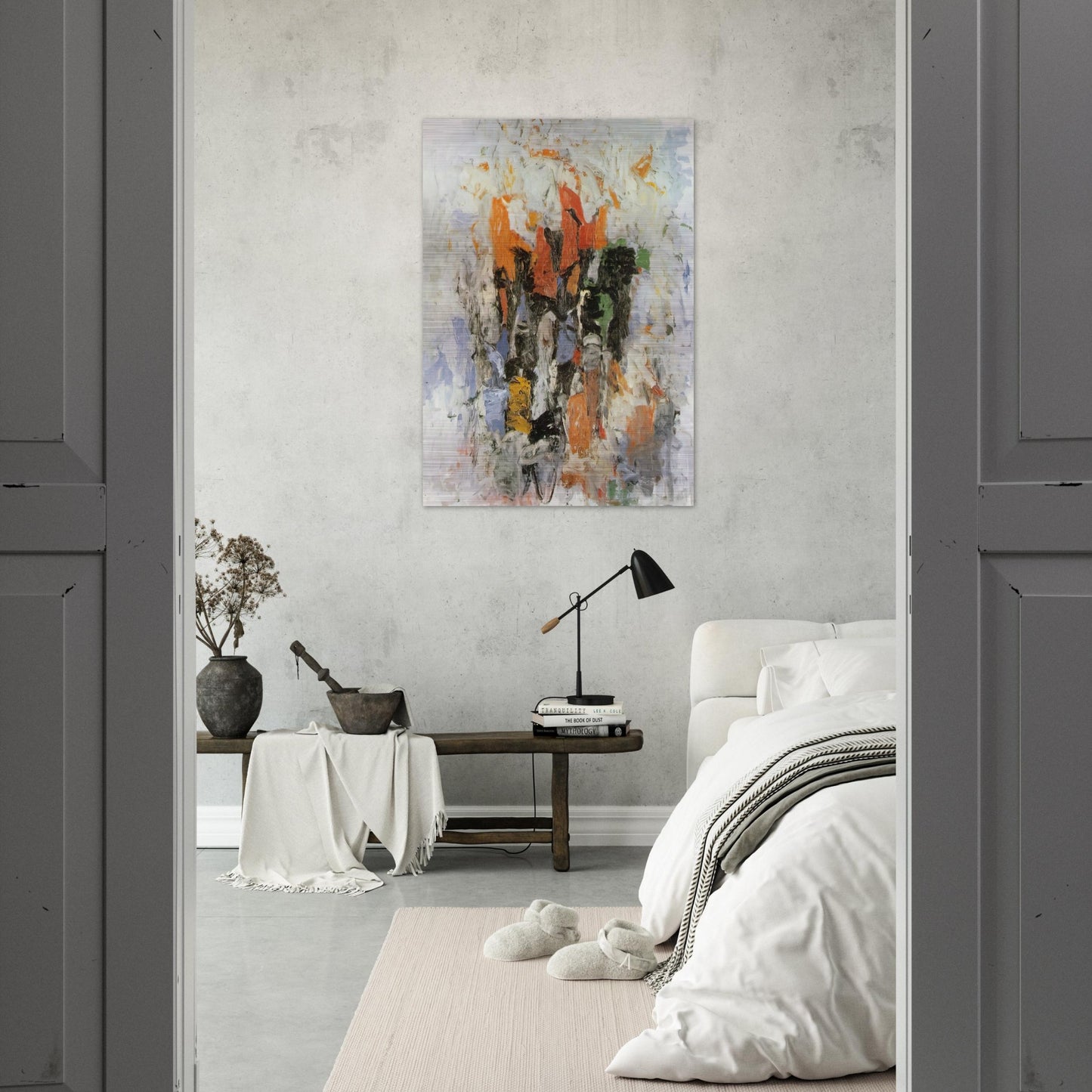 CLOCK - Philip Guston Brushed Aluminum Print - 70x100 cm / 28x40 inches | Philip Guston Aluminum Print | Philip Guston Prints
