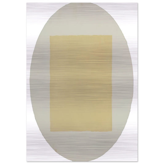 Untitled from Seven Aquatints - Robert Ryman Brushed Aluminum Print - 70x100 cm / 28x40 inches | Robert Ryman Aluminum Print | Robert Ryman Prints