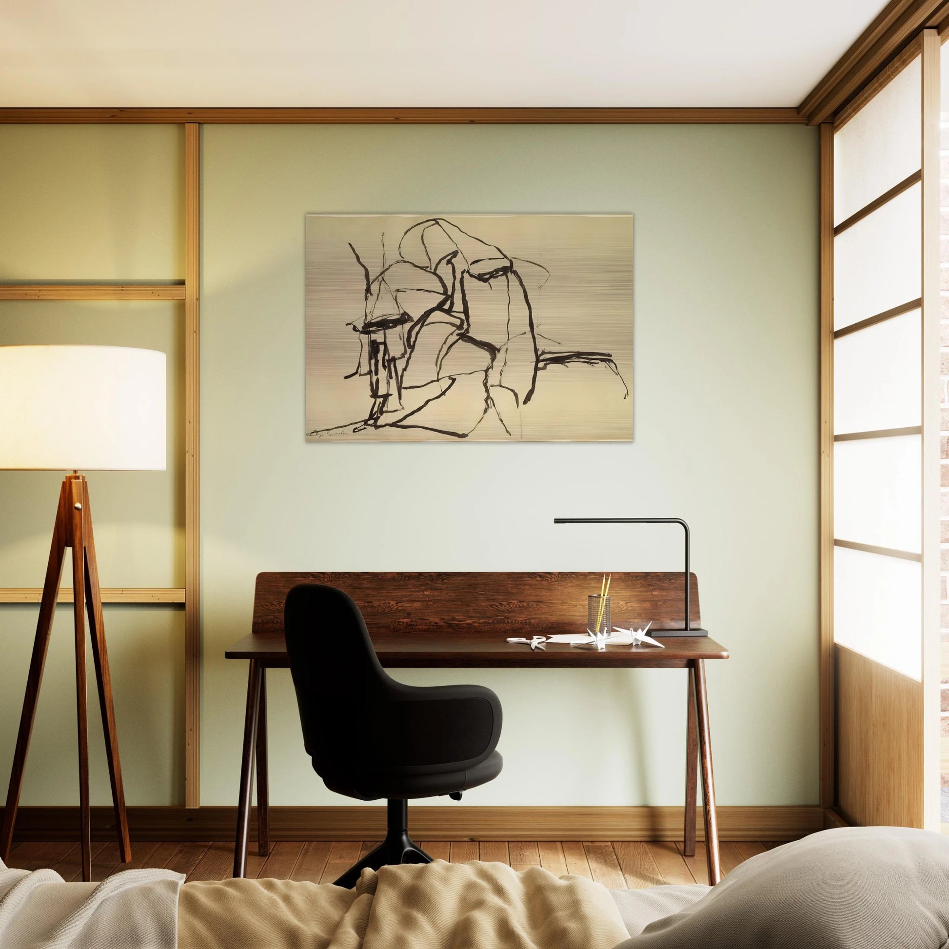 CELEBRATION - Philip Guston Brushed Aluminum Print - 70x100 cm / 28x40 inches | Philip Guston Aluminum Print | Philip Guston Prints