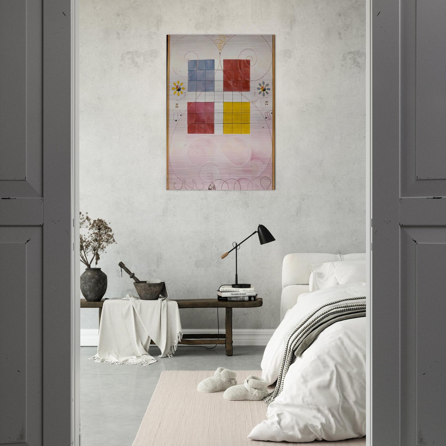 DE TIO ST RSTA N 10 ALDERDOMEN 1907 - Hilma af Klint Brushed Aluminum Print - 70x100 cm / 28x40 inches | Hilma af Klint Aluminum Print | Hilma af Klint Prints