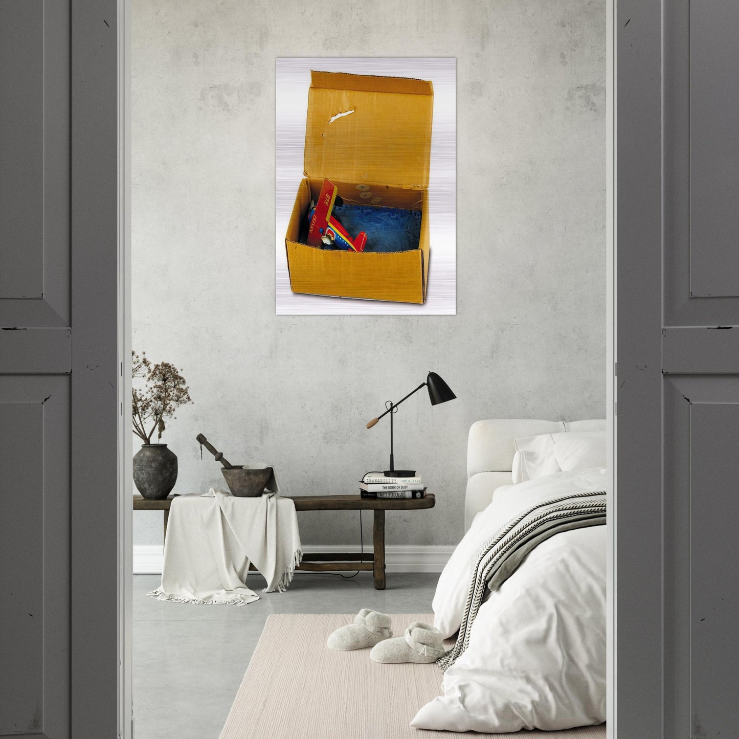 Ins Meer - 1970 - Dieter Roth Brushed Aluminum Print - 70x100 cm / 28x40 inches | Dieter Roth Aluminum Print | Dieter Roth Prints