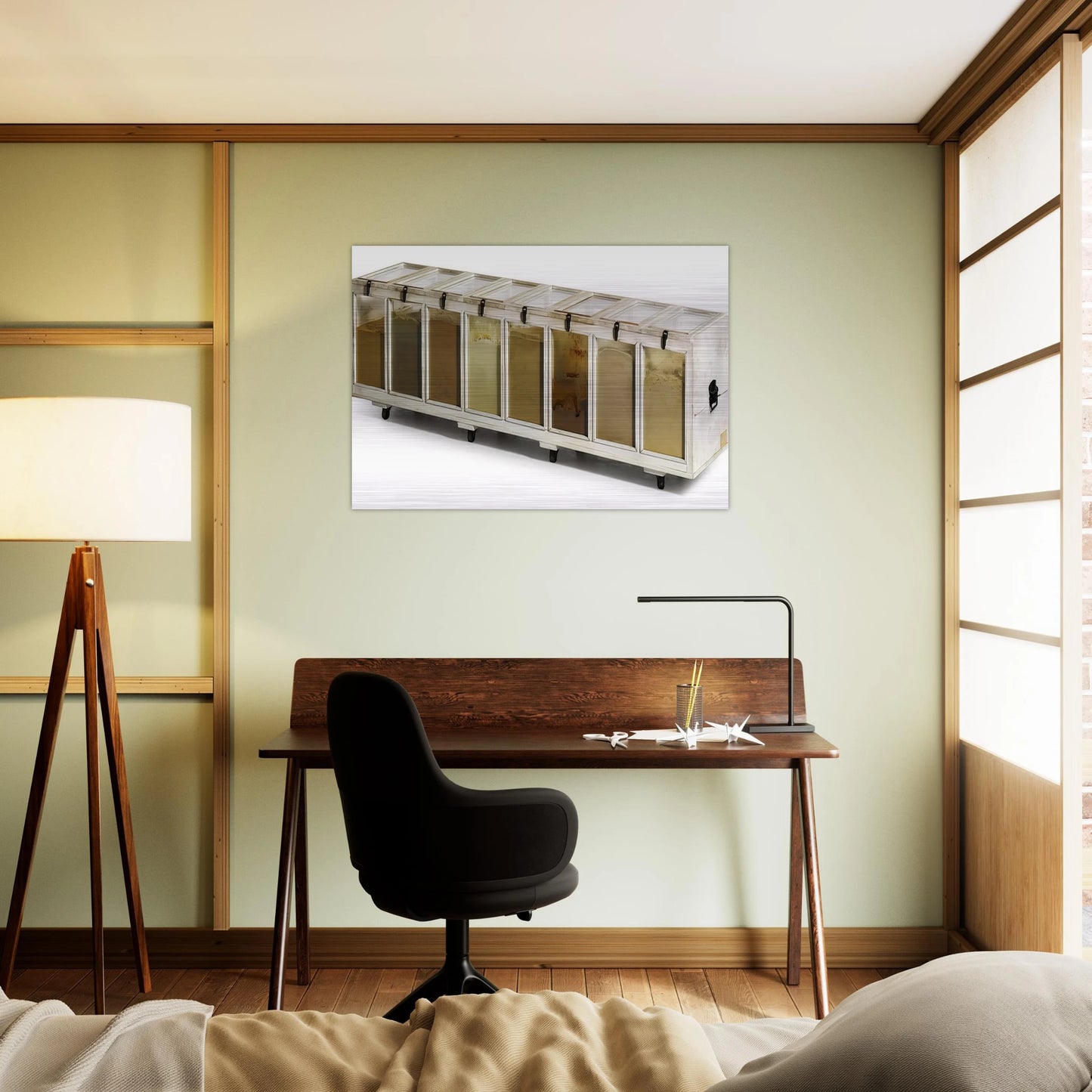Roth Gewuerztruhe - 1970 - Dieter Roth Brushed Aluminum Print - 70x100 cm / 28x40 inches | Dieter Roth Aluminum Print | Dieter Roth Prints