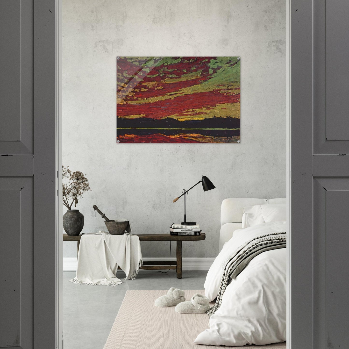 SUNSET 1915 - Tom Thomson Acrylic Print - 70x100 cm / 28x40″ inches