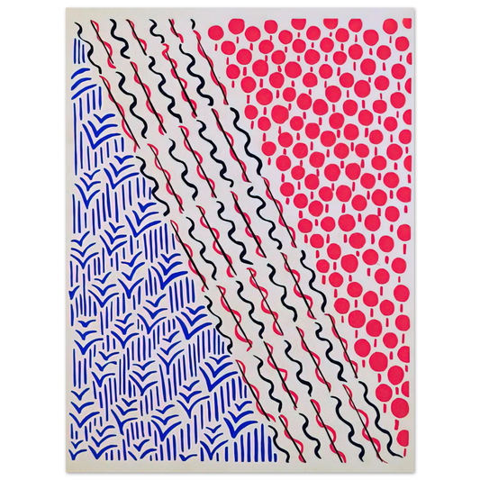 Sonia Delaunay - COMPOSITION 21  75x100 cm / 30x40inches Fine Art Poster
