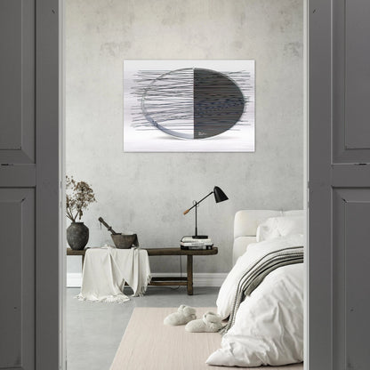 ANELLO - Jesus Rafael Soto Brushed Aluminum Print - 70x100 cm / 28x40 inches | Jesus Rafael Soto Aluminum Print | Jesus Rafael Soto Prints