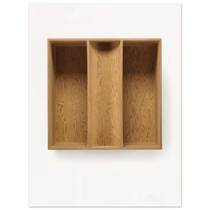 Donald Judd - Untitled 91-7 Ballantine - 1991  75x100 cm / 30x40inches Fine Art Poster