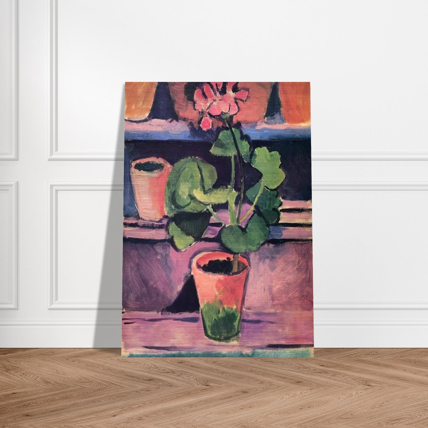 POT OF GERANIUMS 1912 - Henri Matisse Brushed Aluminum Print - 70x100 cm / 28x40 inches | Henri Matisse Aluminum Print | Henri Matisse Prints