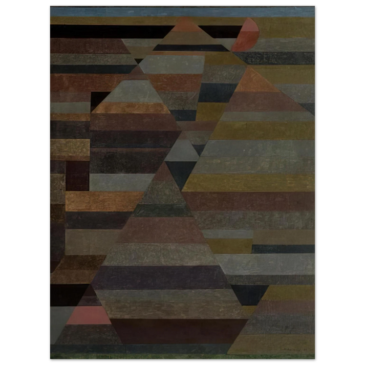 Paul Klee - NECROPOLIS 1929  75x100 cm / 30x40inches Fine Art Poster