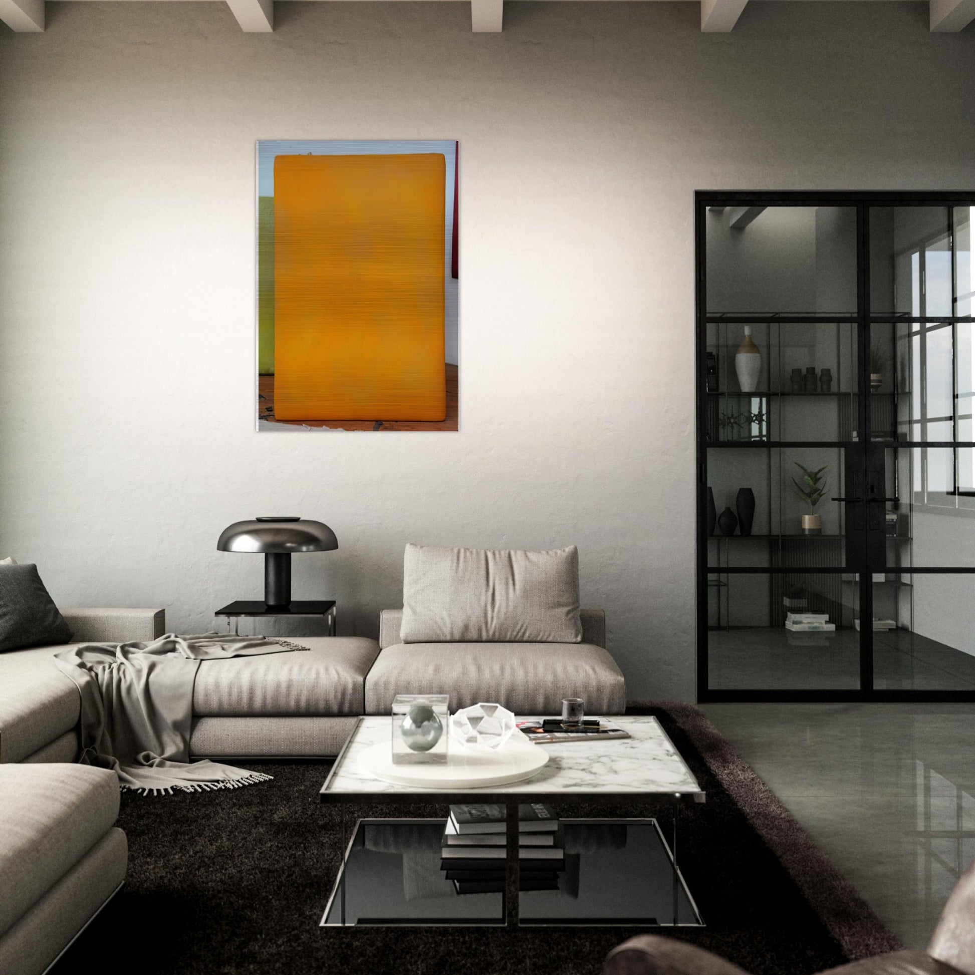 CALDO 2002 - Gotthard Graubner Brushed Aluminum Print - 70x100 cm / 28x40 inches | Gotthard Graubner Aluminum Print | Gotthard Graubner Prints
