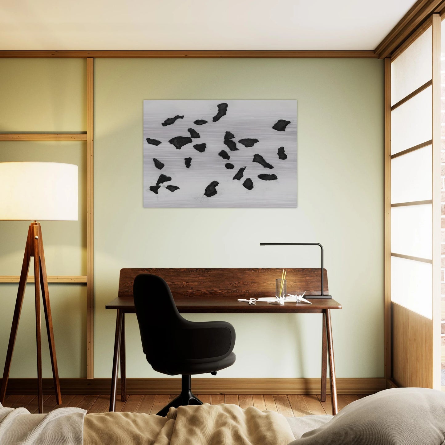 According to the Laws of Chance - Jean Arp Brushed Aluminum Print - 70x100 cm / 28x40 inches | Jean Arp Aluminum Print | Jean Arp Prints