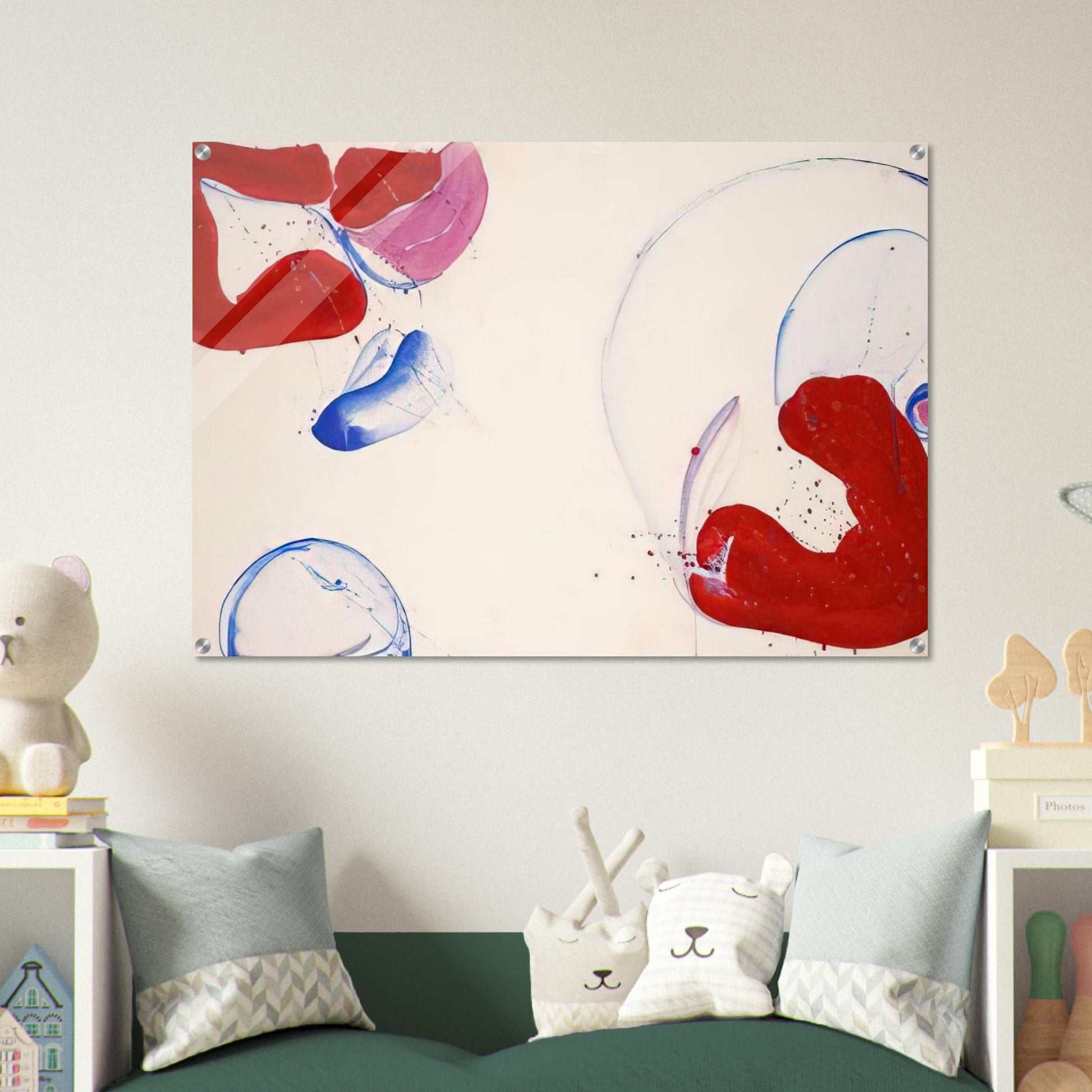 Untitled  SF 61-012  - Sam Francis Acrylic Print - 70x100 cm / 28x40″ inches