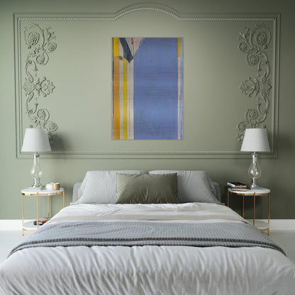 Ocean Park #139 - Richard Diebenkorn Brushed Aluminum Print - 70x100 cm / 28x40 inches | Richard Diebenkorn Aluminum Print | Richard Diebenkorn Prints