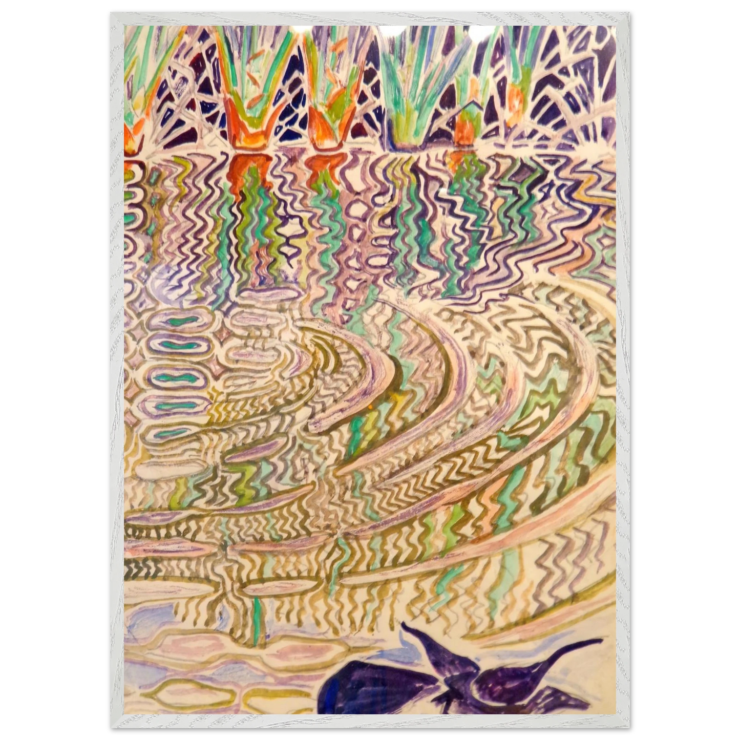 Walter Inglis Anderson - Walter Anderson Wall art - 35x35 cm / 14x14 inches - Fine Art Poster-canvas - -