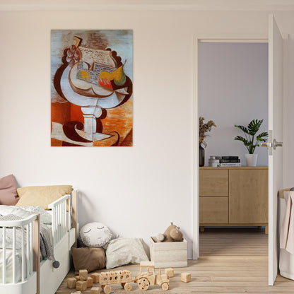 Fruit dish - Pablo Picasso Brushed Aluminum Print - 70x100 cm / 28x40 inches | Pablo Picasso Aluminum Print | Pablo Picasso Prints