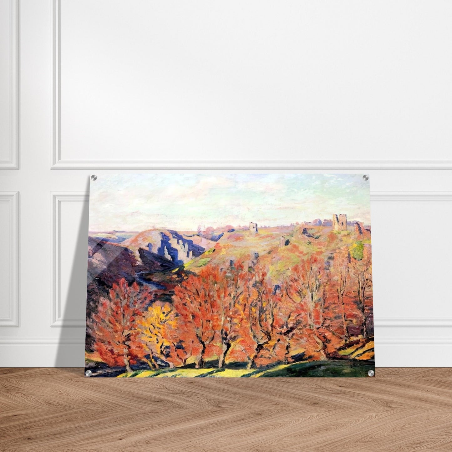 Les Ruines a Crozant - 1897 - Armand Guillaumin Acrylic Print - 70x100 cm / 28x40″ inches