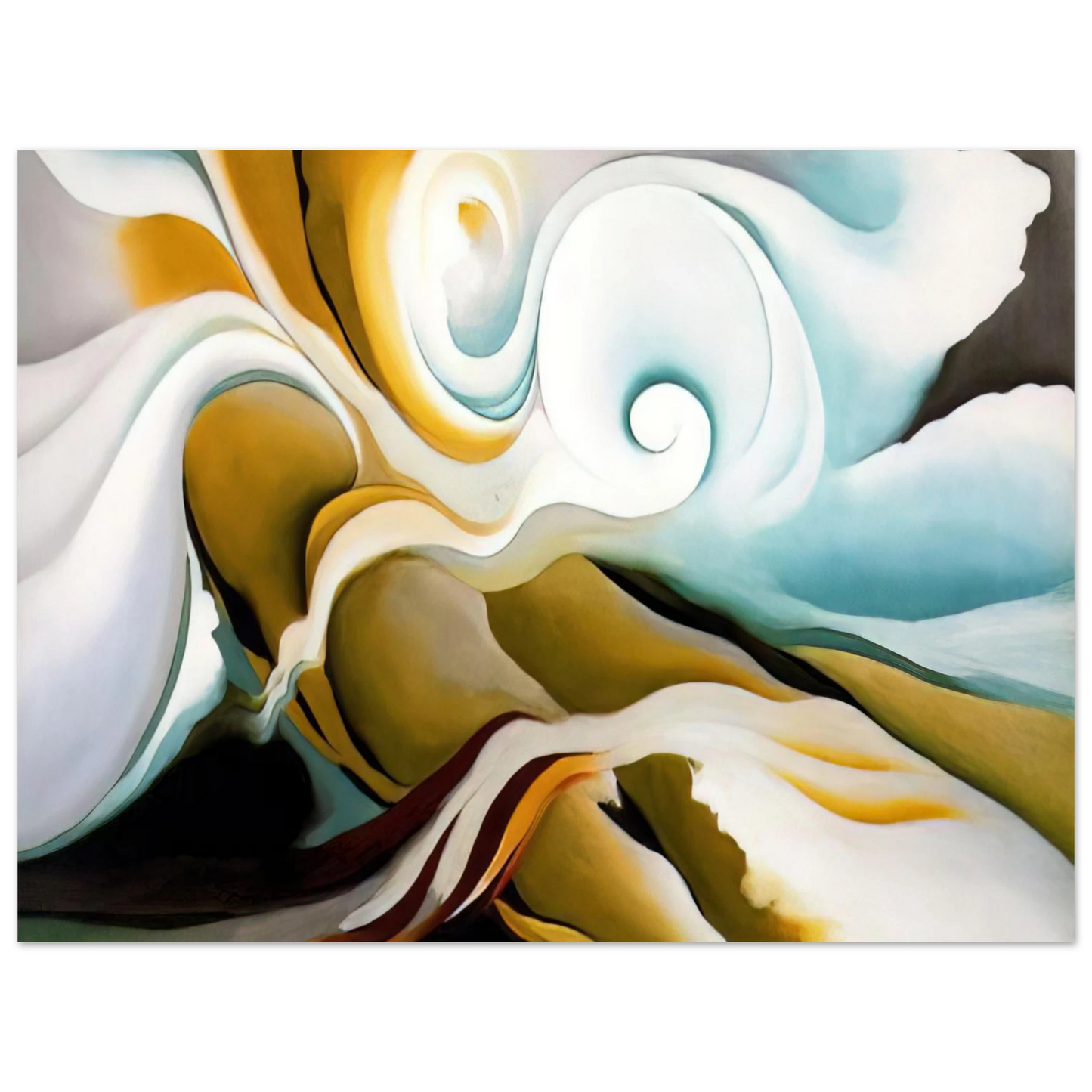 Georgia O'Keeffe - Nature Forms Gasp Fine Art Poster