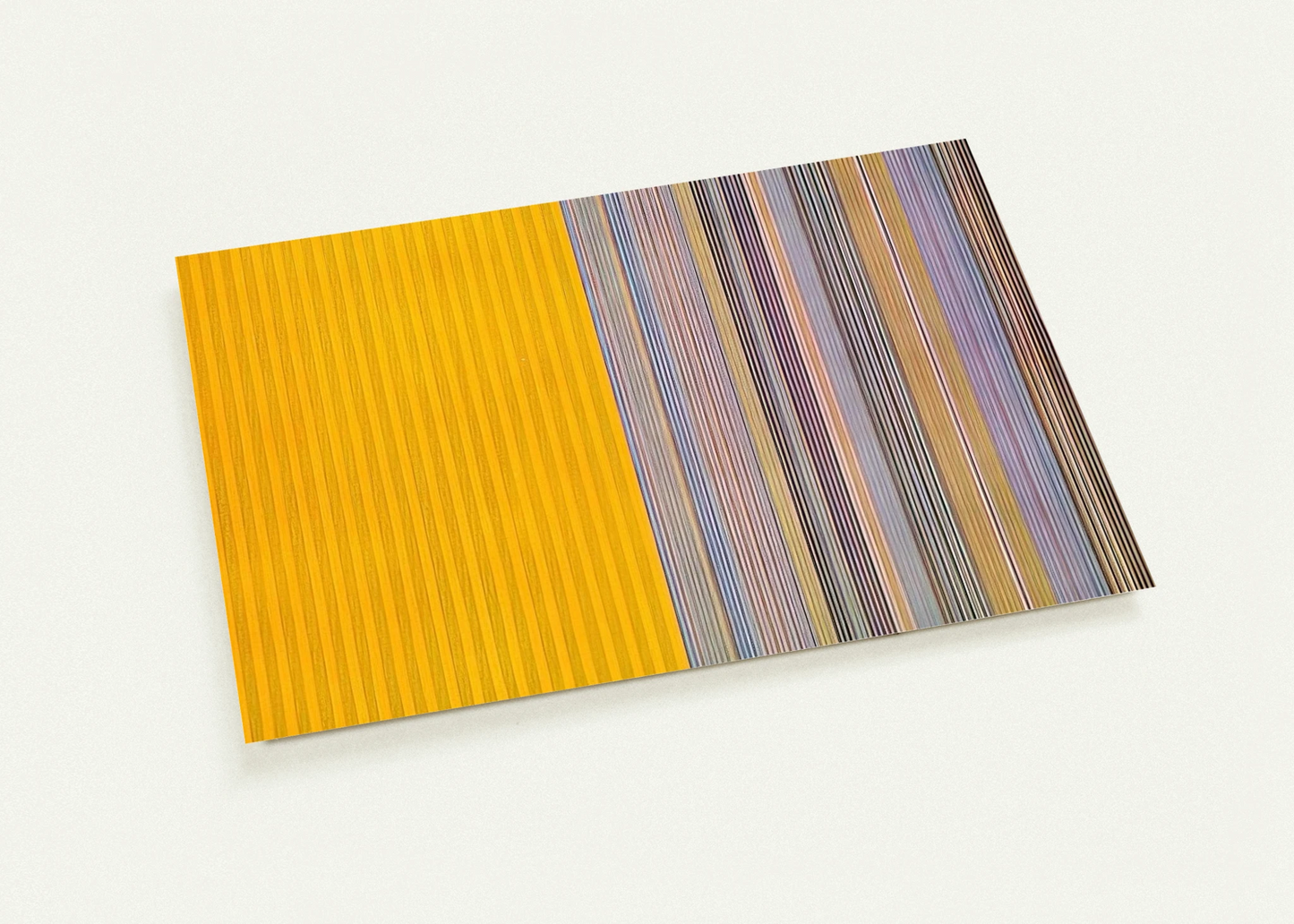 Half Lemon - 1969 By Gene Davis Pack of 10 Post Cards | Gene Davis Post Cards | A6 (10.5 x 14.8 cm) - 4.1 x 5.8 inches
