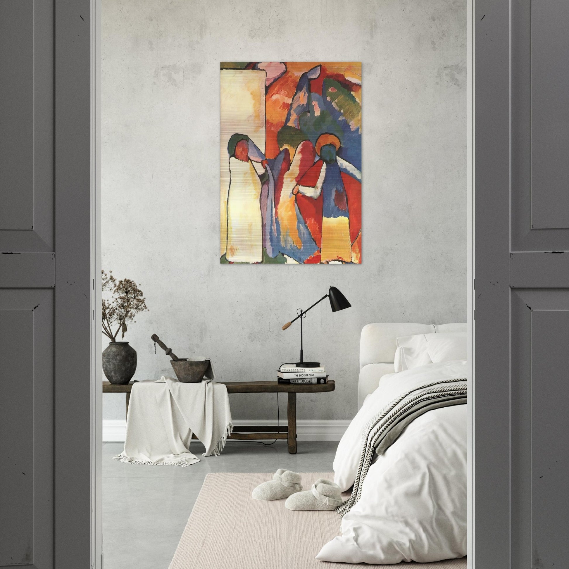 IMPROVISATION 6 AFRICAN 1909 - Wassily Kandinsky Brushed Aluminum Print - 70x100 cm / 28x40 inches | Wassily Kandinsky Aluminum Print | Wassily Kandinsky Prints