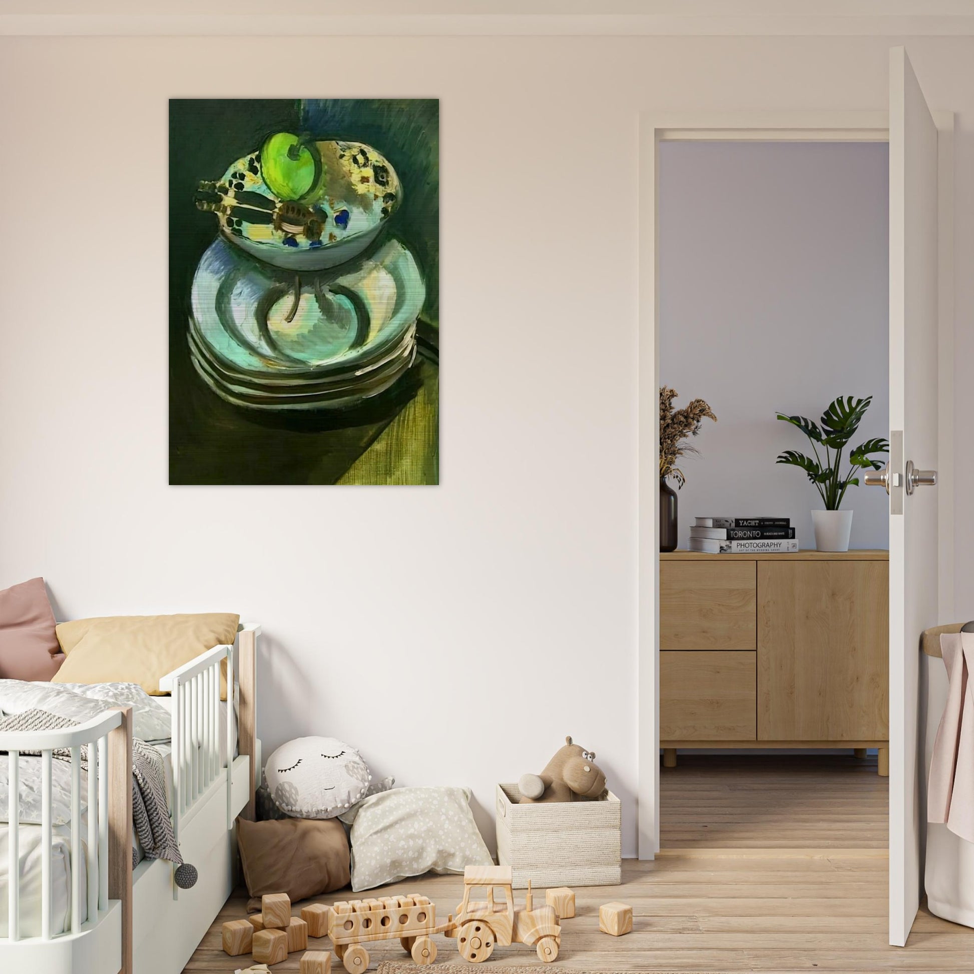 STILL LIFE WITH NUTCRACKER 1916 - Henri Matisse Brushed Aluminum Print - 70x100 cm / 28x40 inches | Henri Matisse Aluminum Print | Henri Matisse Prints