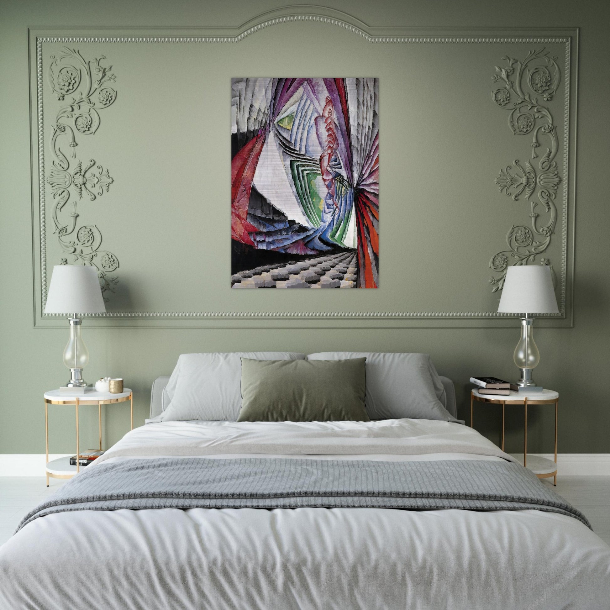 Positioning of Mobile Graphic Elements - Frantisek Kupka Brushed Aluminum Print - 70x100 cm / 28x40 inches | Frantisek Kupka Aluminum Print | Frantisek Kupka Prints
