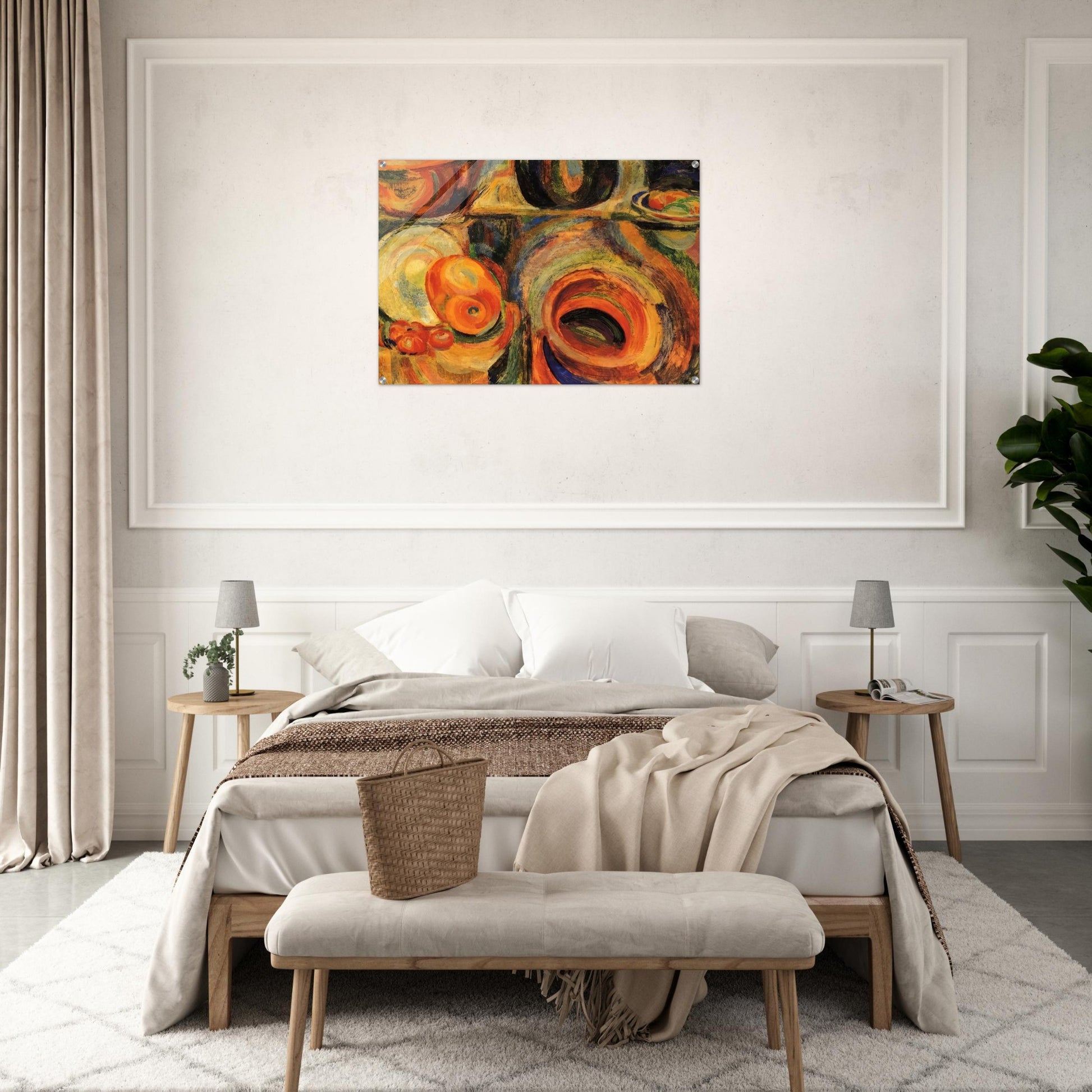 PORTUGESE STILL LIFE - Sonia Delaunay Acrylic Print - 70x100 cm / 28x40″ inches