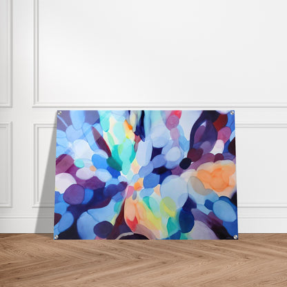 Through Sleep to Orange - Alice Baber Acrylic Print - 70x100 cm / 28x40″ inches