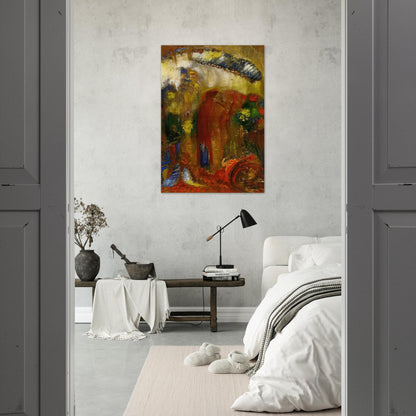 THE SERMON - Odilon Redon Brushed Aluminum Print - 70x100 cm / 28x40 inches | Odilon Redon Aluminum Print | Odilon Redon Prints