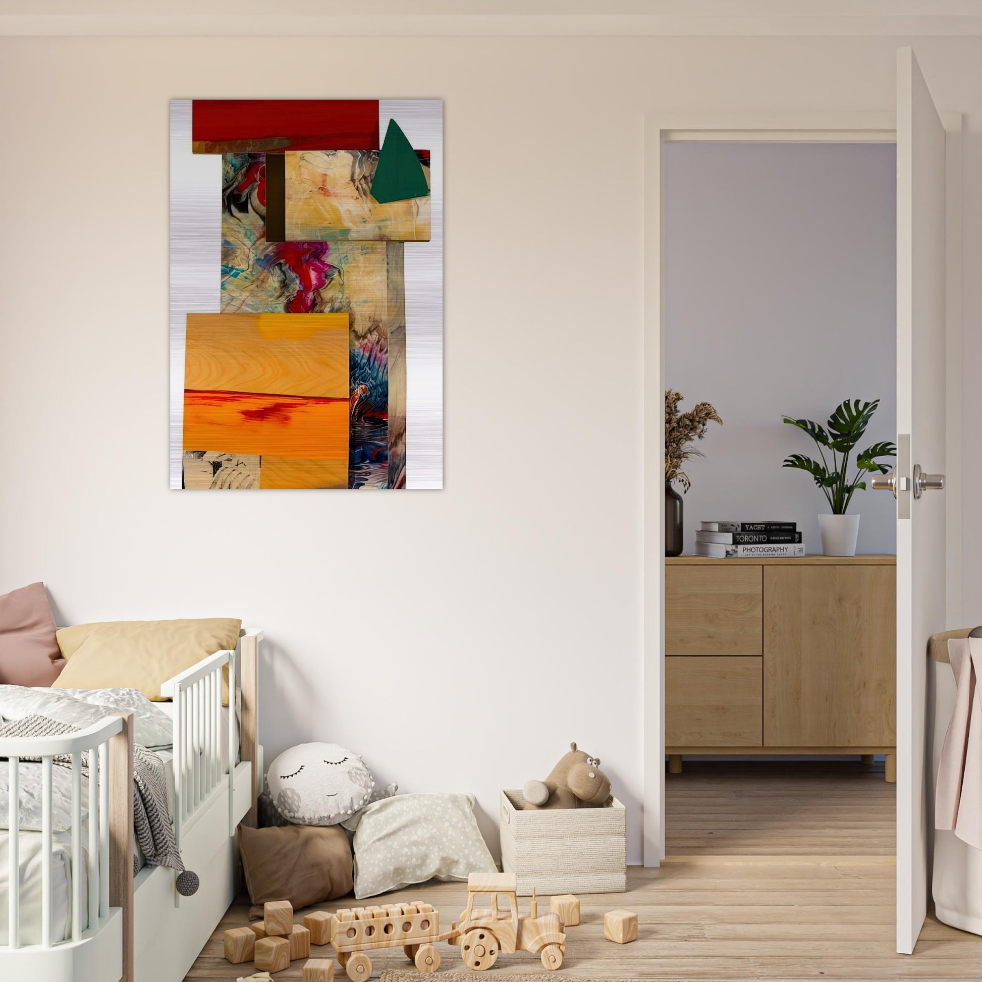 Rubiyat - Sam Gilliam Brushed Aluminum Print - 70x100 cm / 28x40 inches | Sam Gilliam Aluminum Print | Sam Gilliam Prints