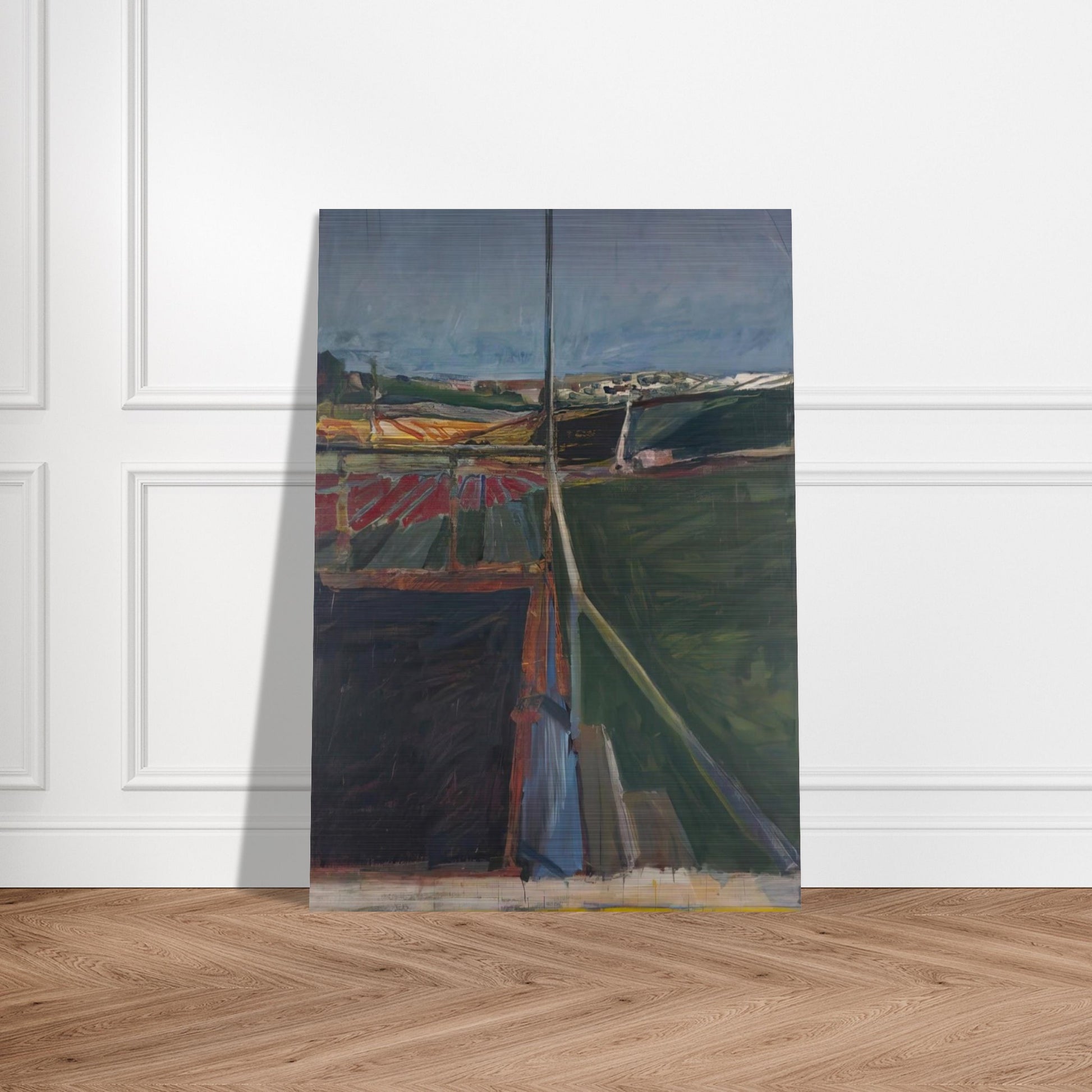 View from the Porch - Richard Diebenkorn Brushed Aluminum Print - 70x100 cm / 28x40 inches | Richard Diebenkorn Aluminum Print | Richard Diebenkorn Prints