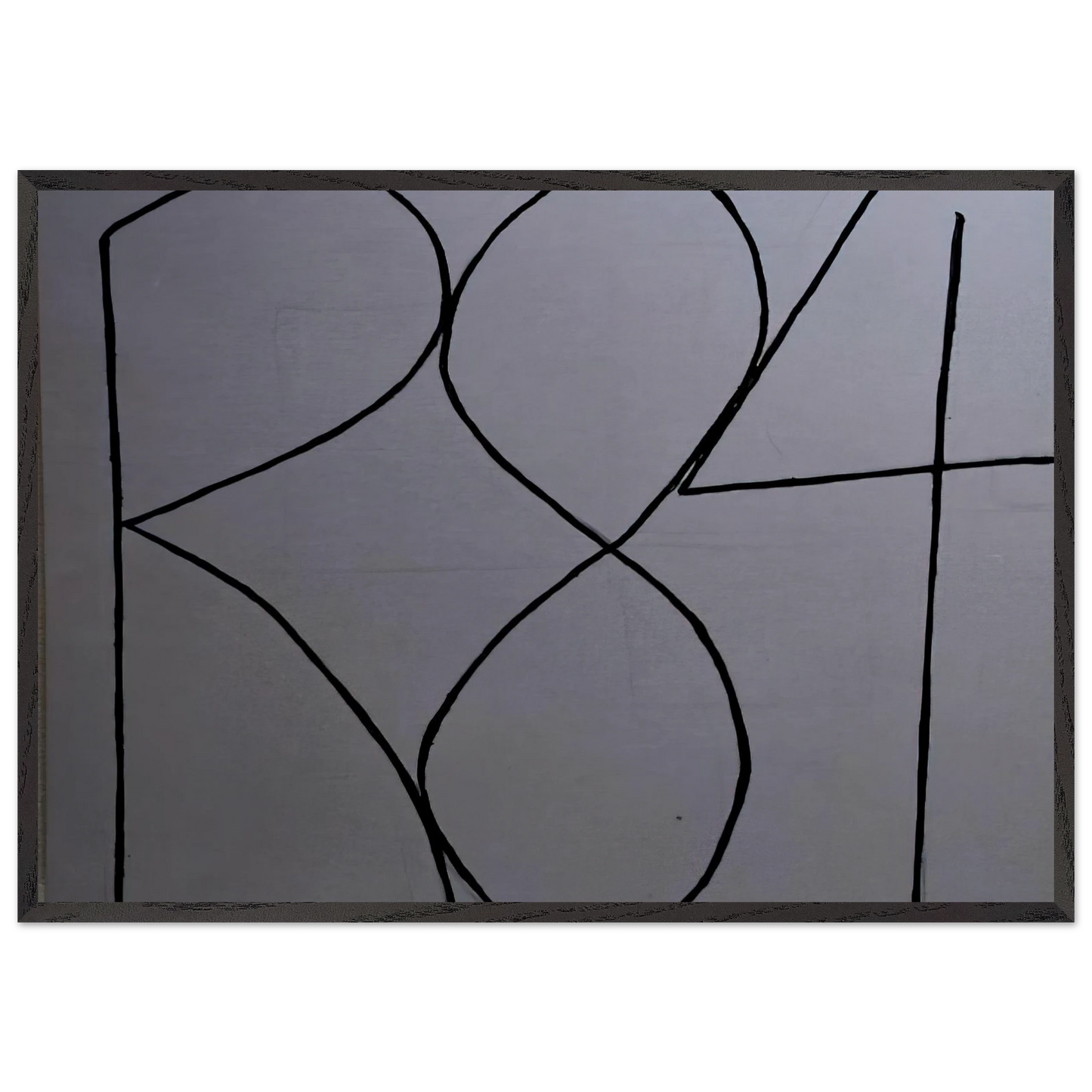 Spectrum I - Robert Ryman 70x100 cm / 28x40 inches Framed Art Print – Black Wooden Frame