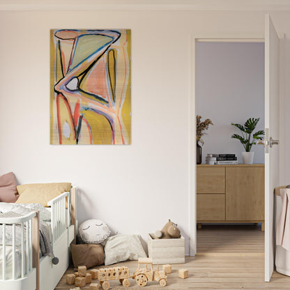 Composition - 1967 - Bram van Velde Brushed Aluminum Print - 70x100 cm / 28x40 inches | Bram van Velde Aluminum Print | Bram van Velde Prints