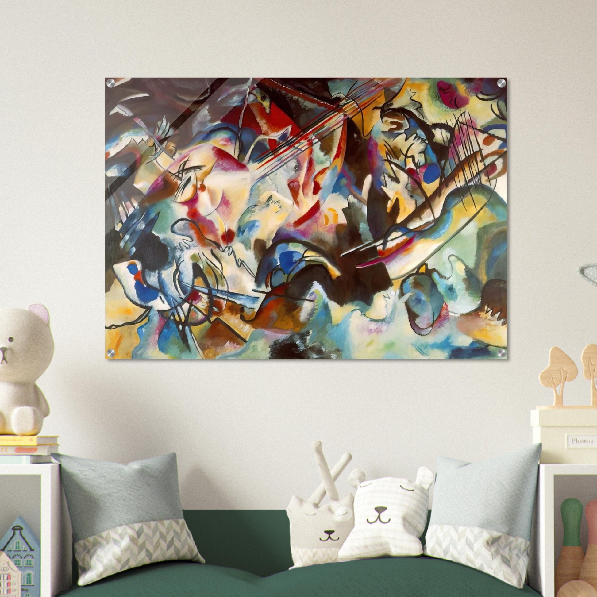 COMPOSITION VI 1913 - Wassily Kandinsky Acrylic Print - 70x100 cm / 28x40″ inches