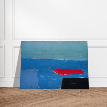 Bâteau - Lyrical Abstraction - Nicolas de Stael Brushed Aluminum Print - 70x100 cm / 28x40 inches | Nicolas de Stael Aluminum Print | Nicolas de Stael Prints