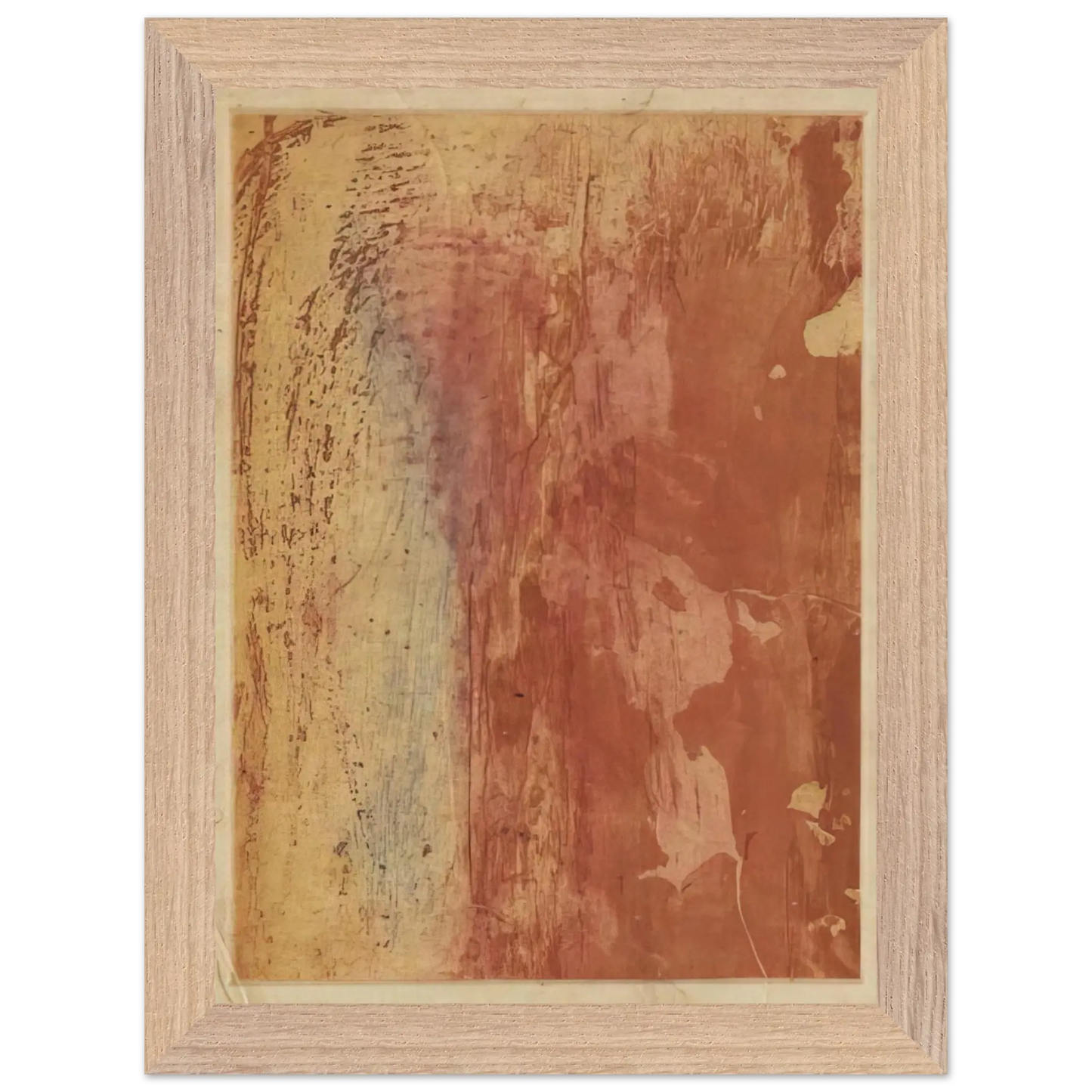 Helen Frankenthaler - Ganymede - 1978 Wall art - 20x25 cm / 8x10 Inches - Premium Wooden Framed Poster With Fine Art Paper - Wood frame